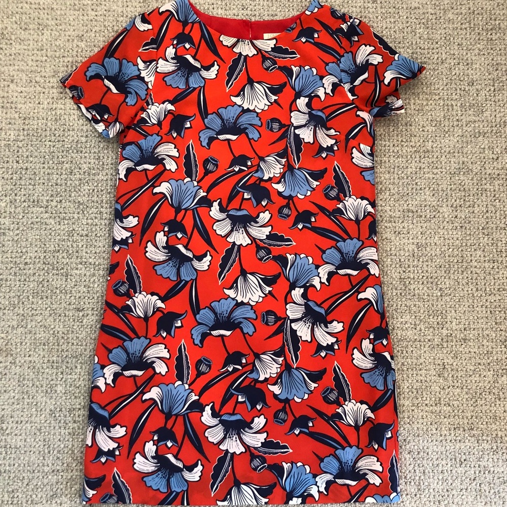 Fun Bright Jcrew Shift Dress